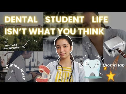 A Day in My Life as a Dental Student 🇮🇳