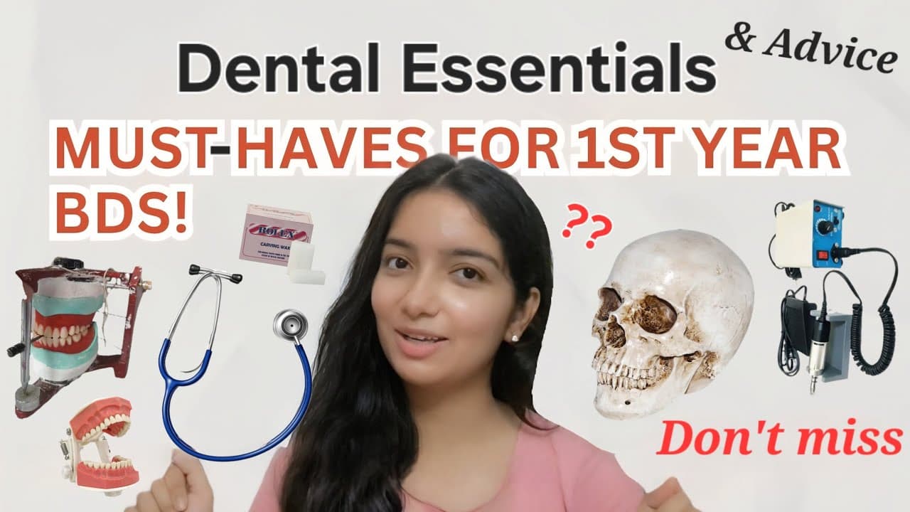 BDS 1st Year: Tips, Essentials & Survival Guide!